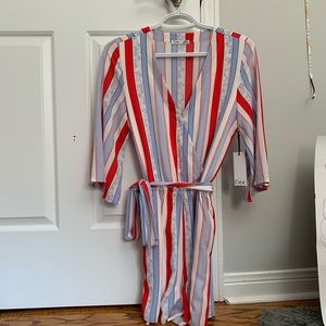 cute striped romper- dex